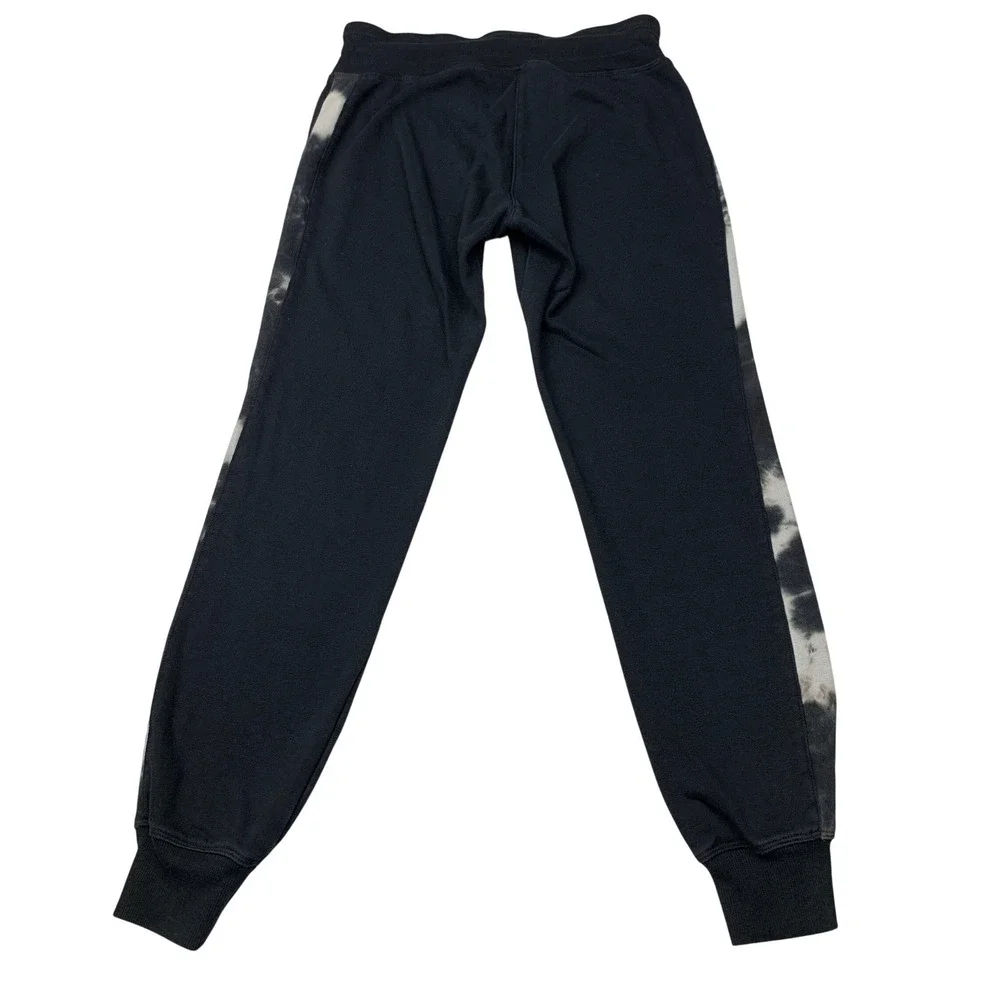 Tommy Hilfiger Sport Joggers Womens Small Navy Blue Fleece Tie Dye Sweatpants - Picture 3 of 10
